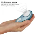 Liberty 2 Klitorisstimulator & Saugrohr Blau von Womanizer