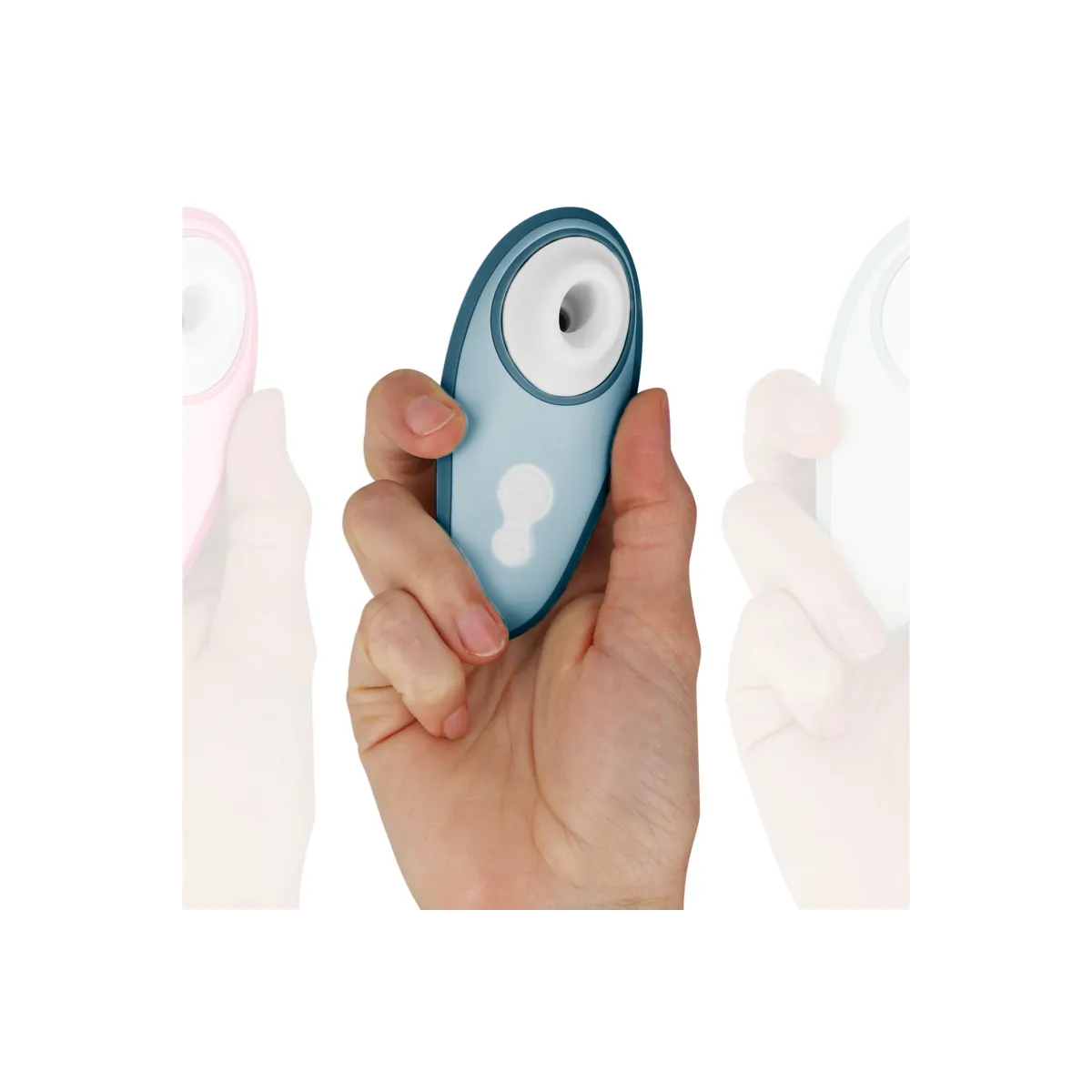 Liberty 2 Klitorisstimulator & Saugrohr Blau von Womanizer | Fesselliebe.de