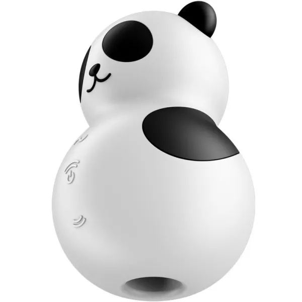 Pocket Panda Stimulator & Vibrator Schwarz Weiss von Satisfyer Air Pulse | Fesselliebe.de