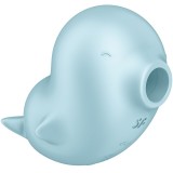 Sassy Seal Stimulator & Vibrator Blau von Satisfyer Air Pulse | Fesselliebe.de