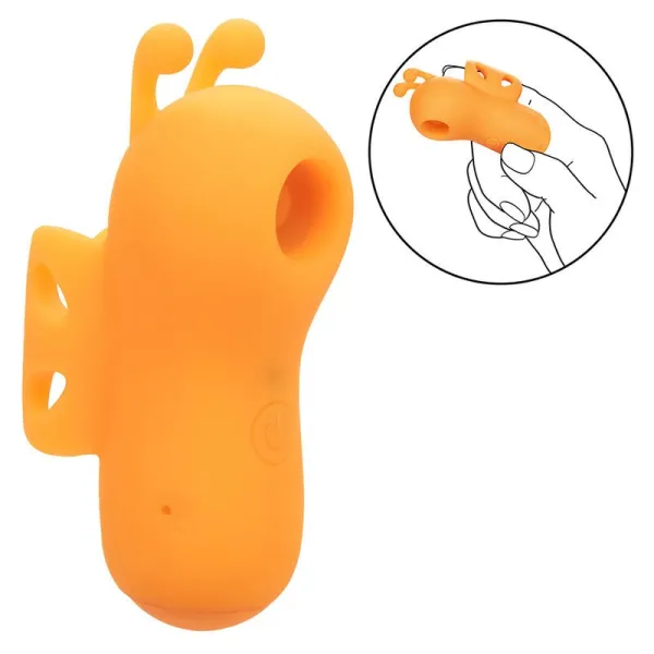 Neon Vibes der Buzzing Vibe Fingerstimulator 10 Vibrationen Orange von Calexotics | Fesselliebe.de