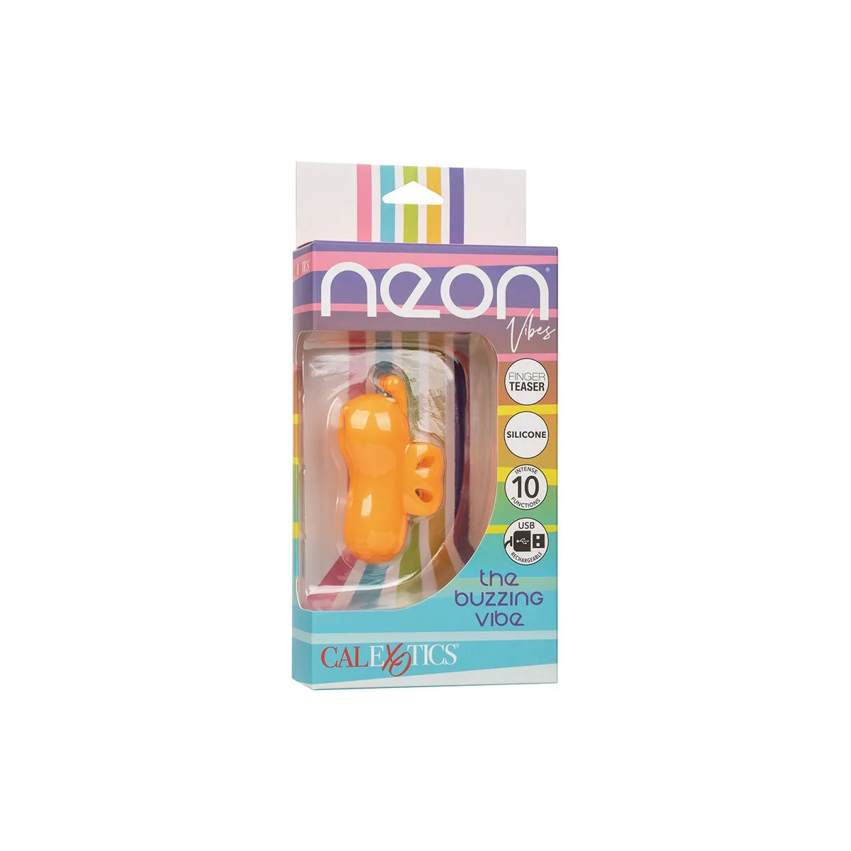 Neon Vibes der Buzzing Vibe Fingerstimulator 10 Vibrationen Orange von Calexotics | Fesselliebe.de