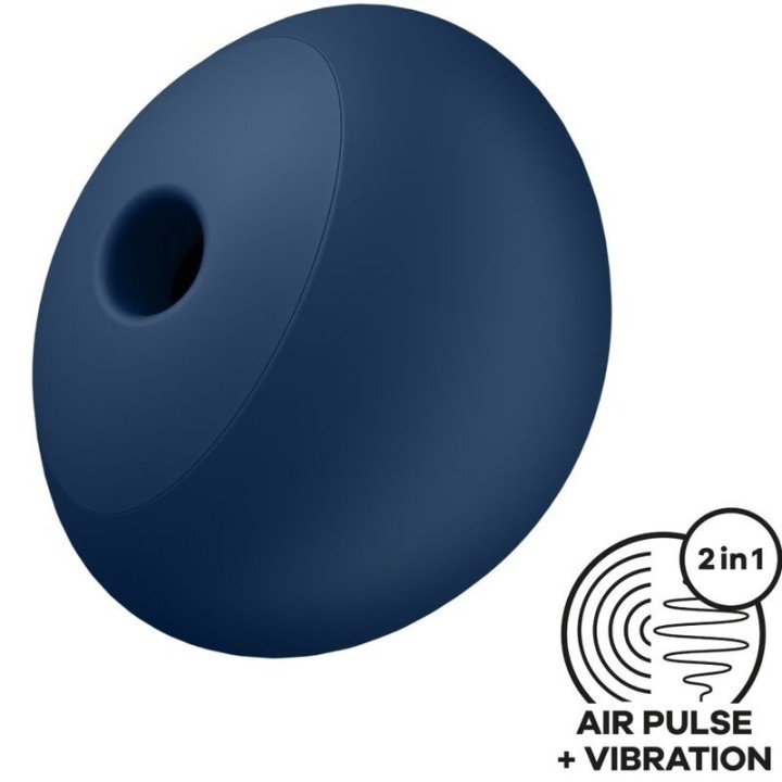 Air Power 4 Stimulator & Vibrator 12 Vibrationen Blau von Satisfyer Air Pulse | Fesselliebe.de