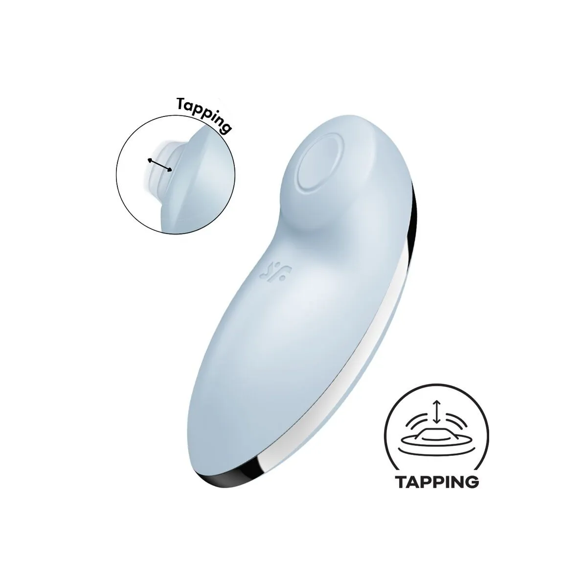 Tap & Climax 2 Vibrator & Stimulator Blau von Satisfyer Vibrator | Fesselliebe.de