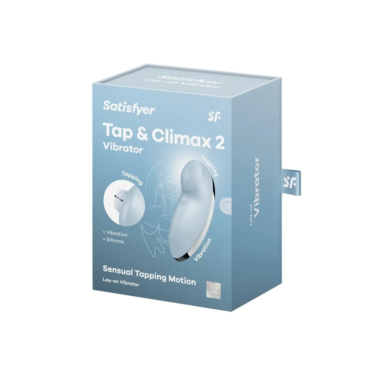 Tap & Climax 2 Vibrator & Stimulator Blau von Satisfyer Vibrator | Fesselliebe.de