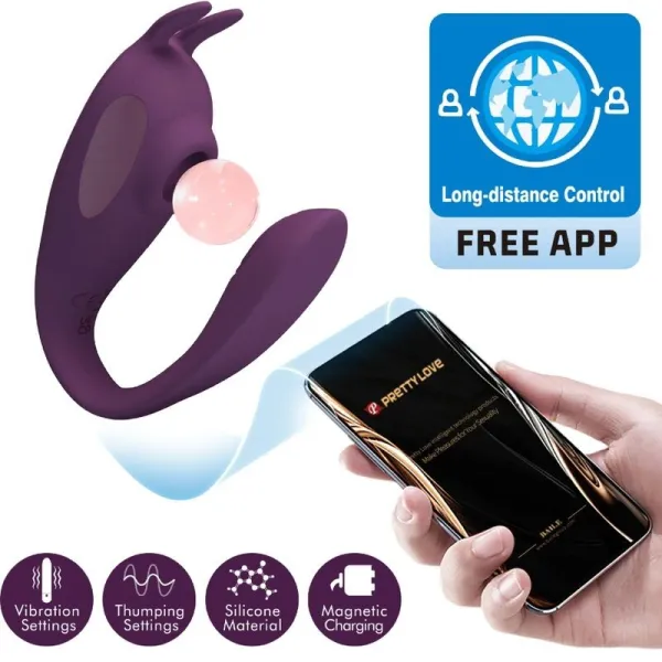 Shey Stimulator & Vibrator Kostenlose App Fernstrecke Lila von Pretty Love Flirtation | Fesselliebe.de