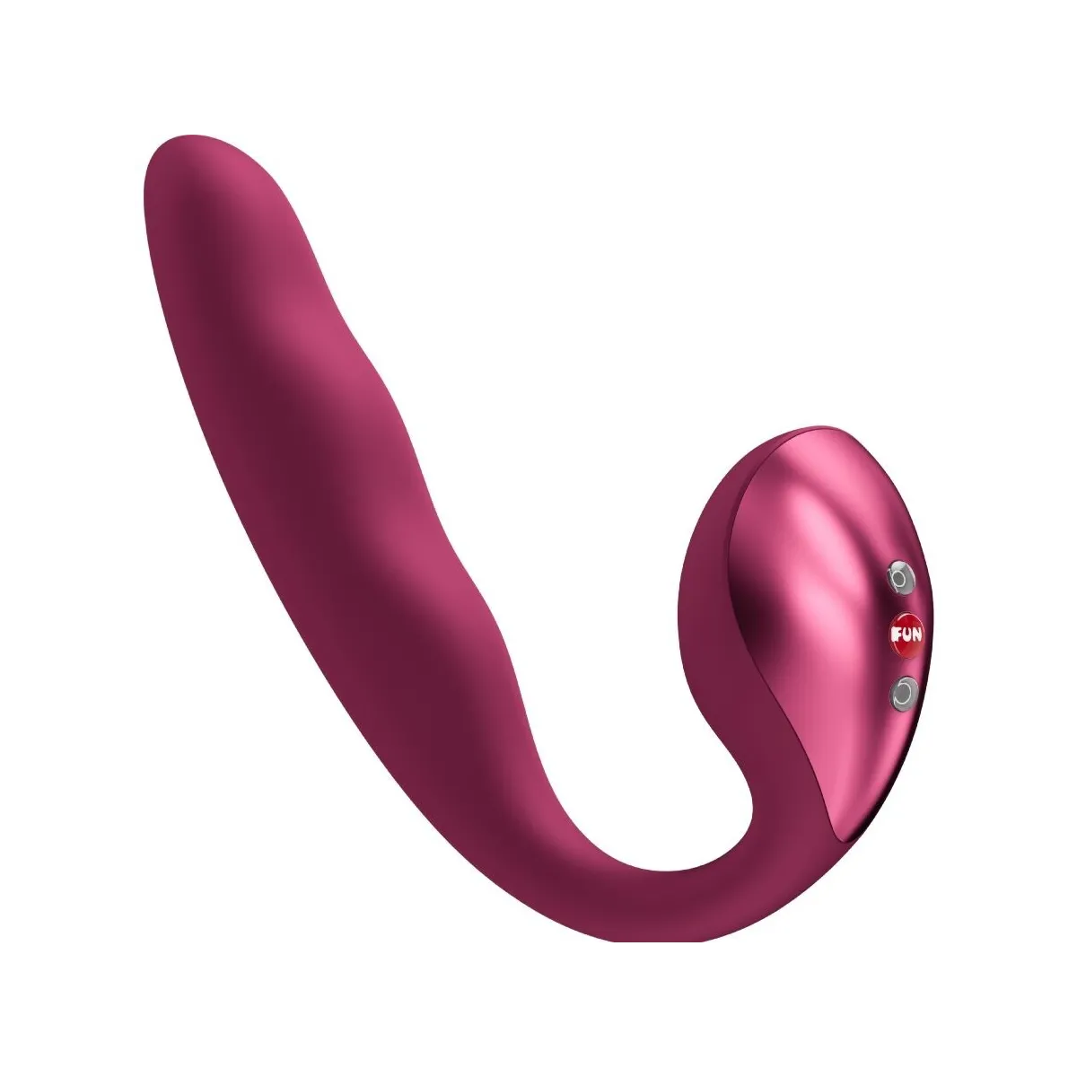 Allegro Einsetzbarer Doppel-Luftpulsvibrator Weinrot von Fun Factory | Fesselliebe.de