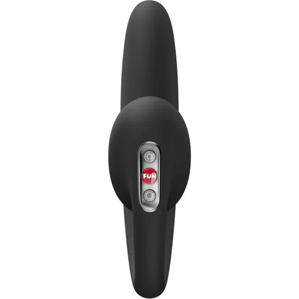 Crescendo Einsetzbarer Doppel-Luftpulsvibrator Schwarz von Fun Factory | Fesselliebe.de