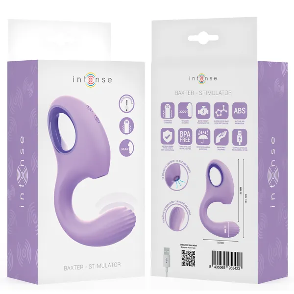 Baxter Vibrator & Stimulator Violett von Intense Fun | Fesselliebe.de