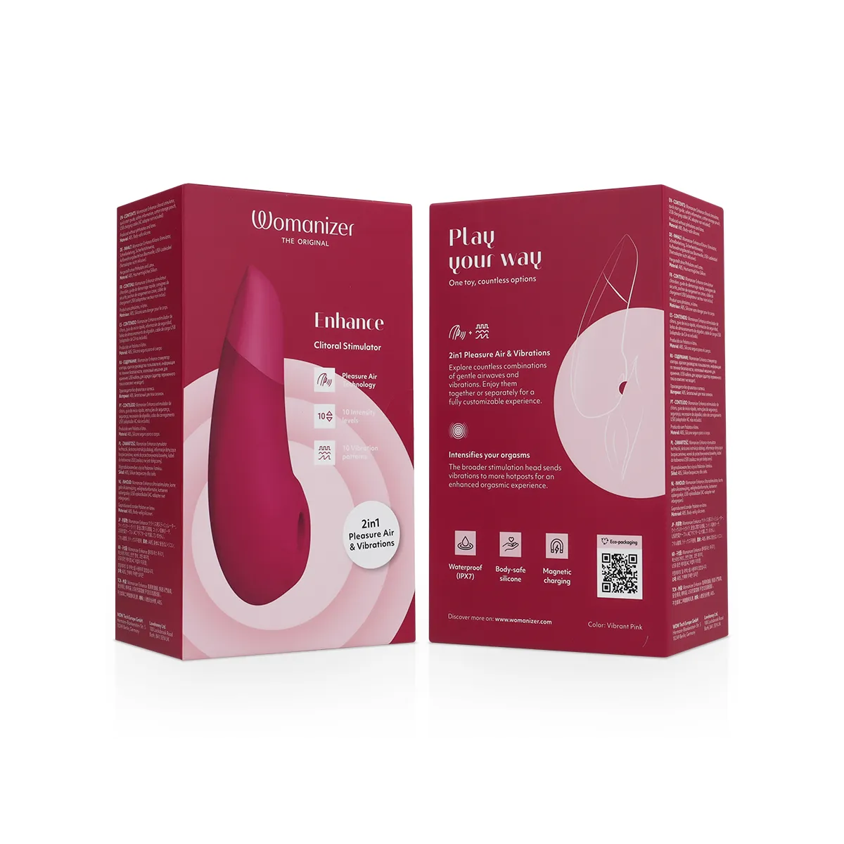 Verbessert die Klitorisstimulation, Leuchtendes Rosa von Womanizer | Fesselliebe.de