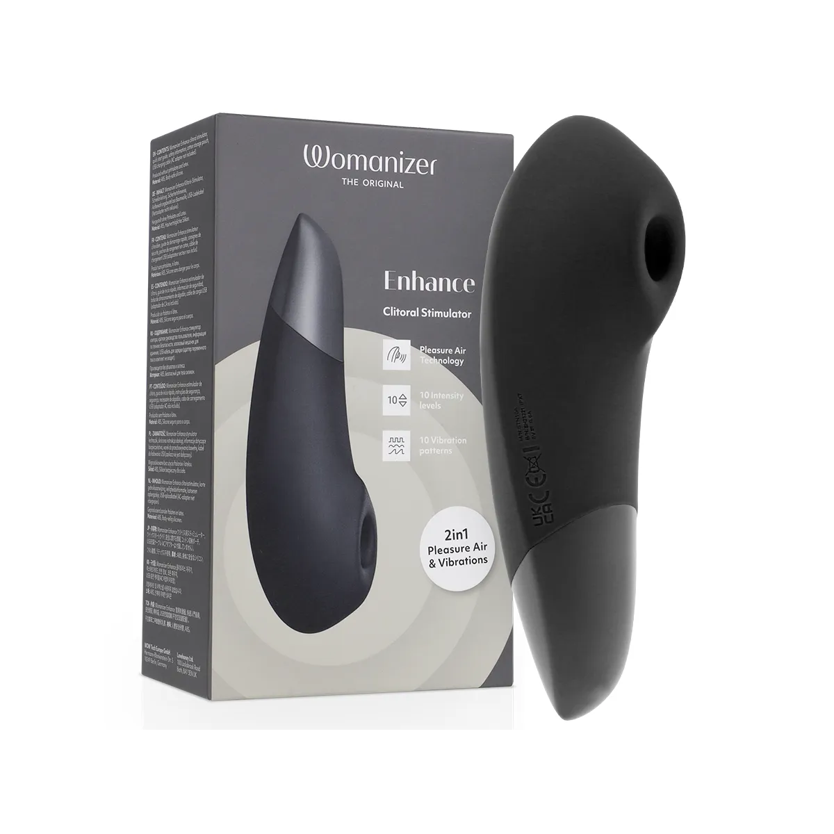 Verbesserung der Klitorisstimulation Schwarz von Womanizer | Fesselliebe.de