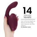 Duo Next Doppelter Klitoris- & G-Punkt-Stimulator, Dunkles Rosa von Womanizer