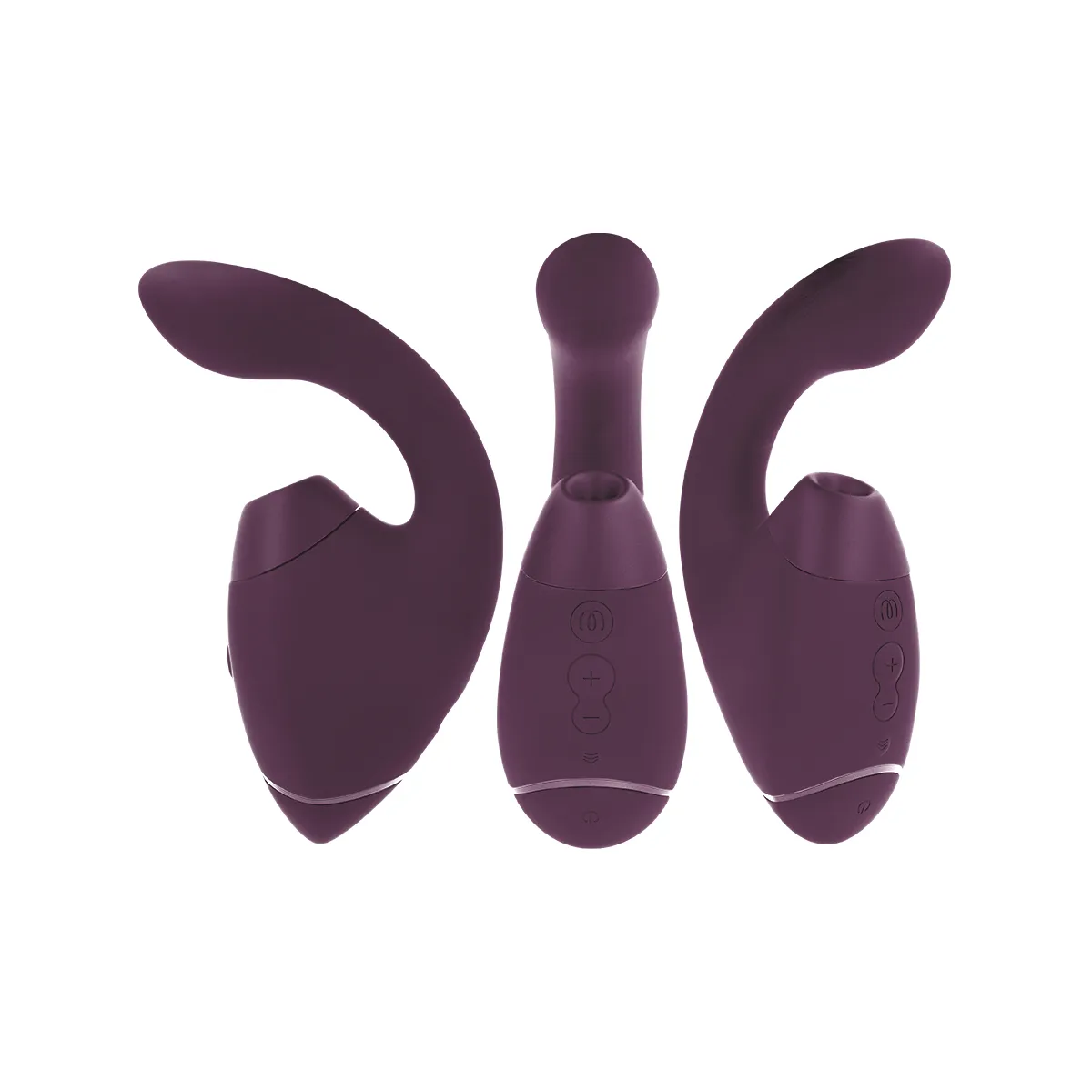 Duo Next Doppelter Klitoris- & G-Punkt-Stimulator Dunkellila von Womanizer | Fesselliebe.de