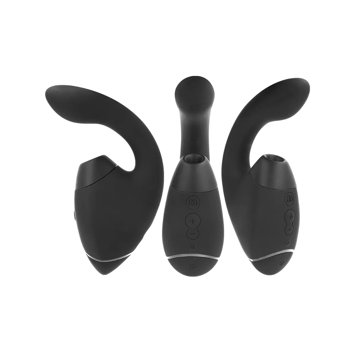 Duo Next Doppelter Klitoris- & G-Punkt-Stimulator Schwarz von Womanizer | Fesselliebe.de