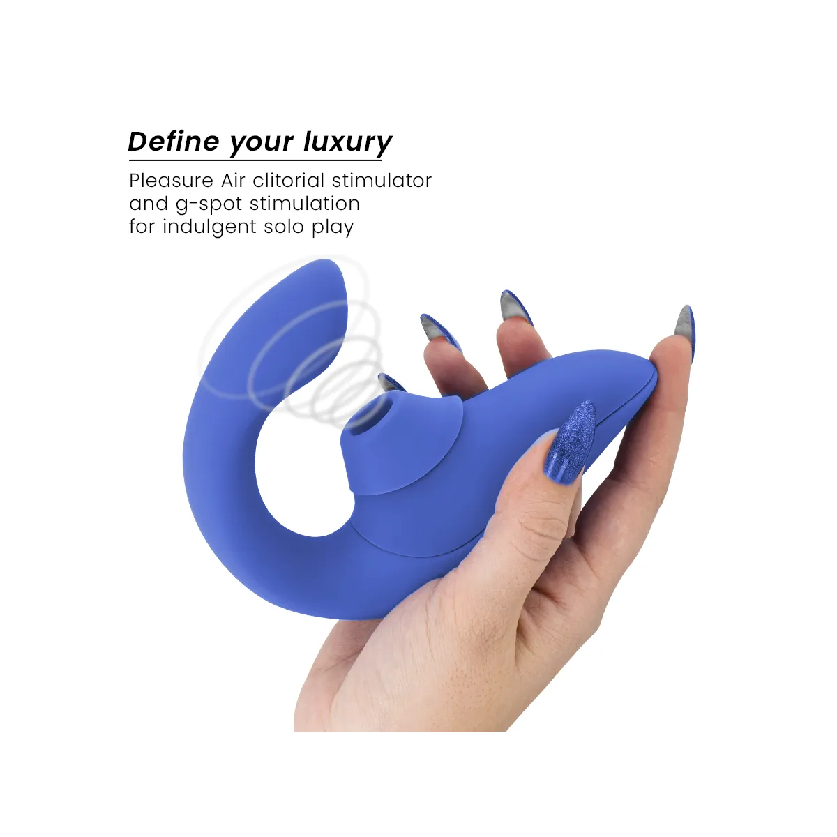 Blend Rabbit Vibrator Stimulator Vibrant Blue von Womanizer | Fesselliebe.de