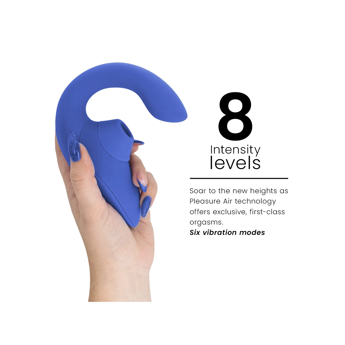 Blend Rabbit Vibrator Stimulator Vibrant Blue von Womanizer | Fesselliebe.de