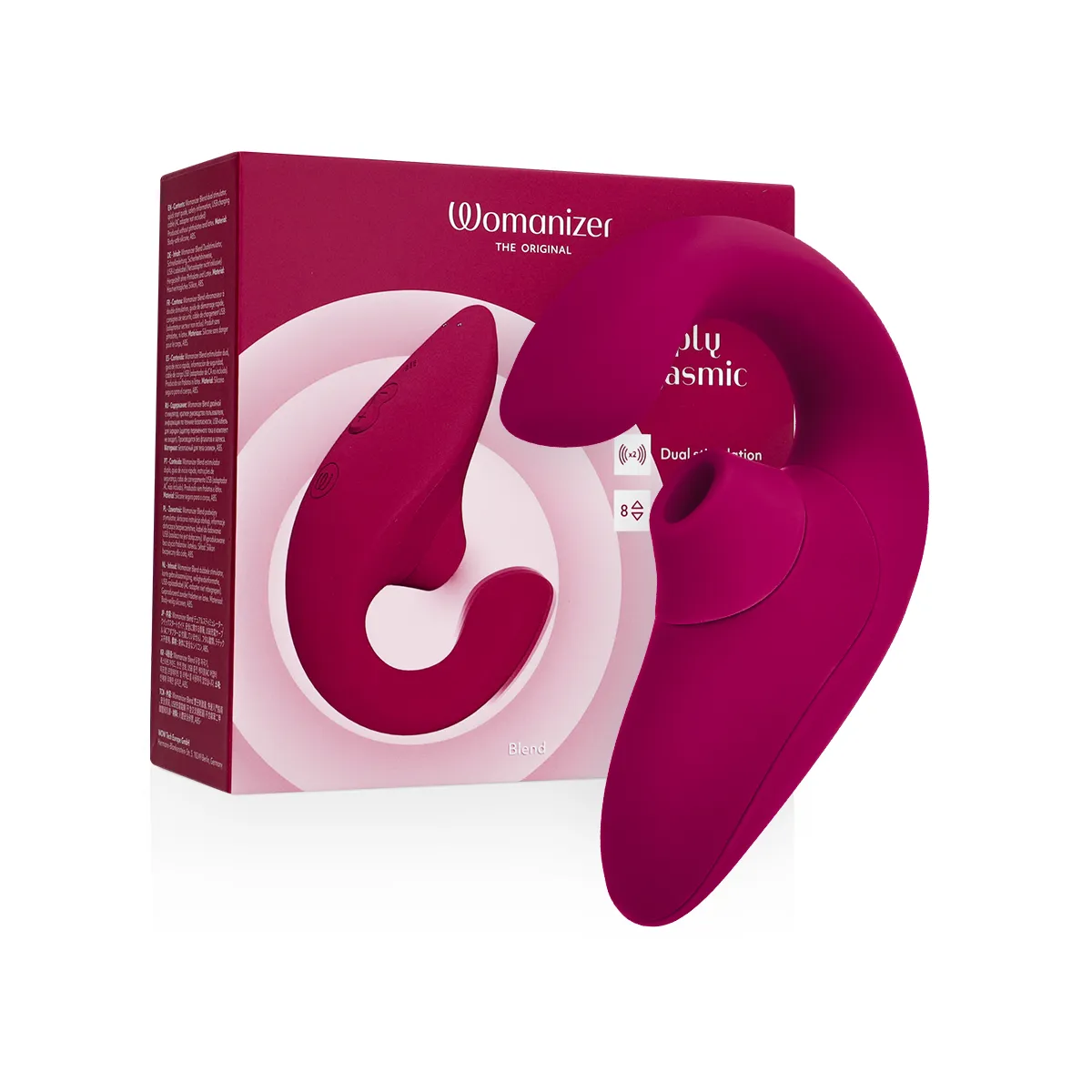 Blend Rabbit Vibrator Stimulator Vibrant Pink von Womanizer | Fesselliebe.de
