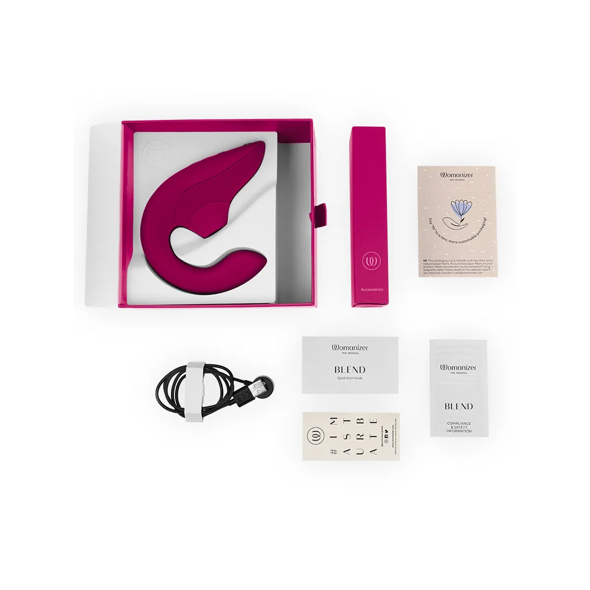 Blend Rabbit Vibrator Stimulator Vibrant Pink von Womanizer | Fesselliebe.de