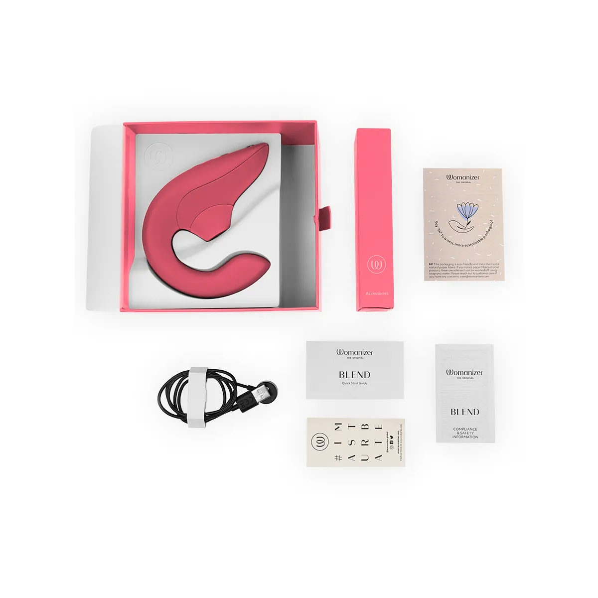 Blend Rabbit Vibrator Stimulator Vibrant Rose von Womanizer | Fesselliebe.de