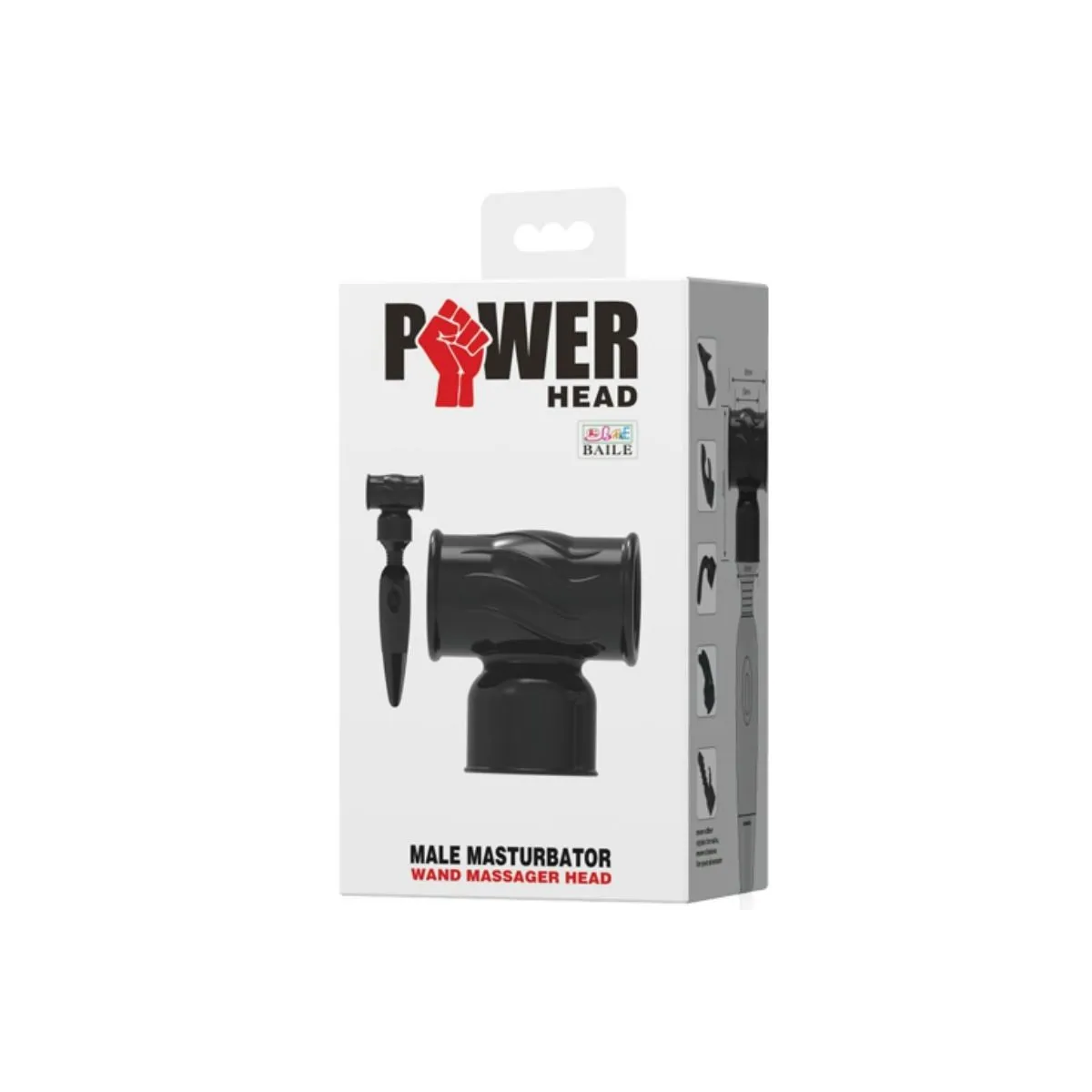 Auswechselbarer Powerkopf für männliches Massager von Baile Power Head | Fesselliebe.de