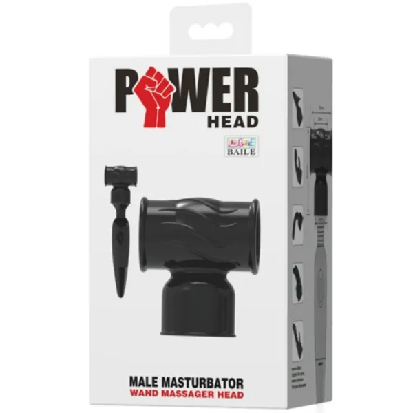Auswechselbarer Powerkopf für männliches Massager von Baile Power Head | Fesselliebe.de