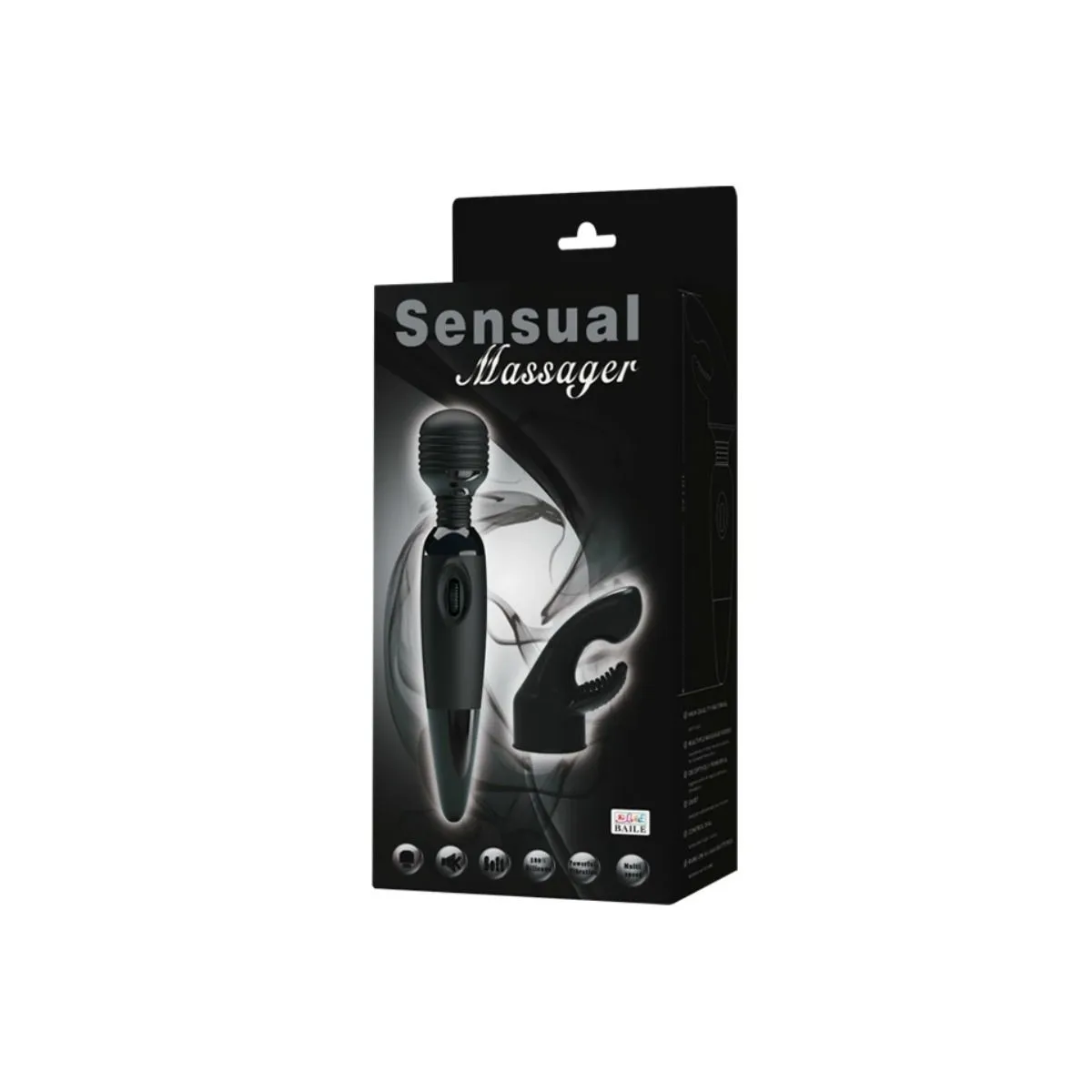 Sinnlicher Massager mit Auswechselbarem Kopf von Baile Power Head | Fesselliebe.de