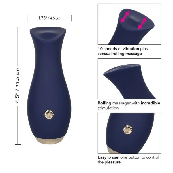 Chic Tulpe Massager Blau von Calexotics | Fesselliebe.de