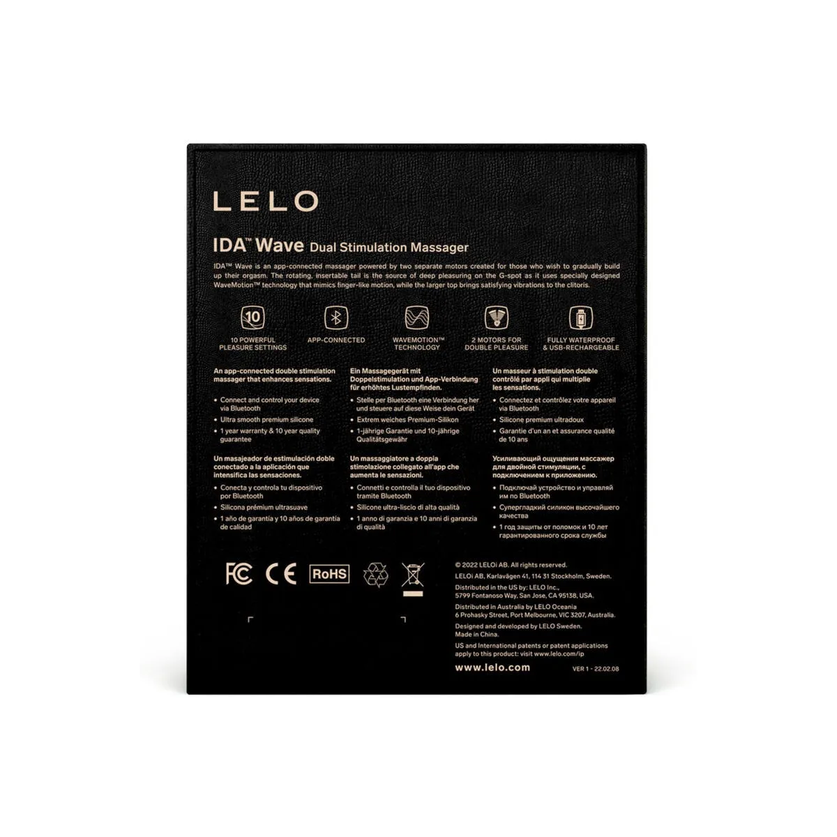 Ida Wave Coral Paare Massager von Lelo | Fesselliebe.de