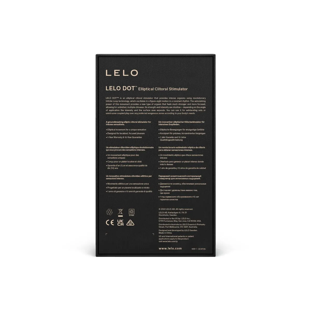 Dot Klitoristimulator - Rosa von Lelo | Fesselliebe.de