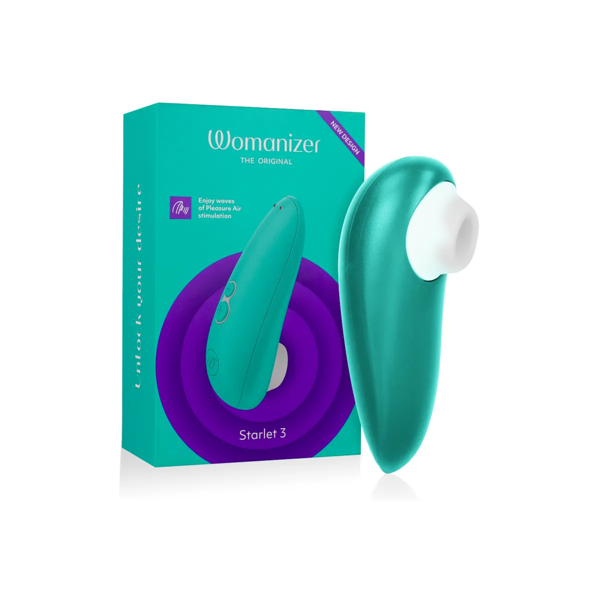 Starlet 3 Klitoralstimulator Türkis von Womanizer | Fesselliebe.de