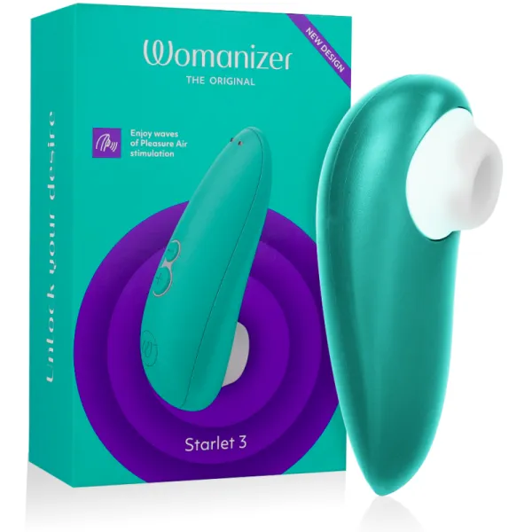 Starlet 3 Klitoralstimulator Türkis von Womanizer | Fesselliebe.de
