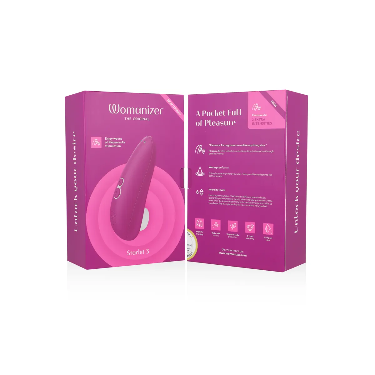 Starlet 3 Klitoralstimulator Violett von Womanizer | Fesselliebe.de
