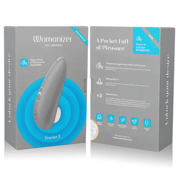 Starlet 3 Klitoralstimulator Grau von Womanizer | Fesselliebe.de