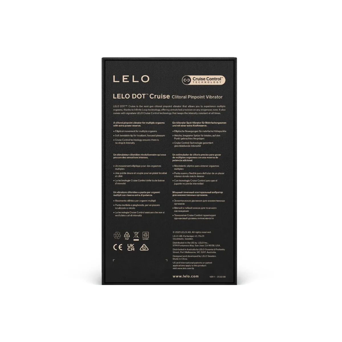 Dot Cruise Gelber Klitoris-Stimulator von Lelo | Fesselliebe.de