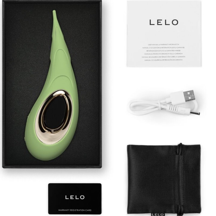 Dot Cruise Klitoris-Stimulator Pistaziengrün von Lelo | Fesselliebe.de