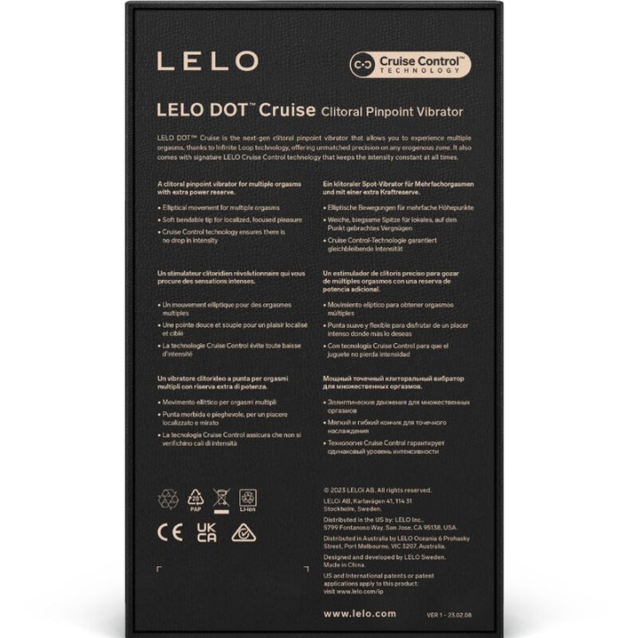 Dot Cruise Klitoris-Stimulator Pistaziengrün von Lelo | Fesselliebe.de