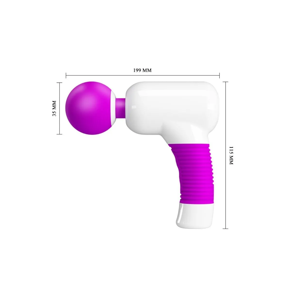 Magic Gum wiederaufladbares Massagerät von Pretty Love C-Type | Fesselliebe.de