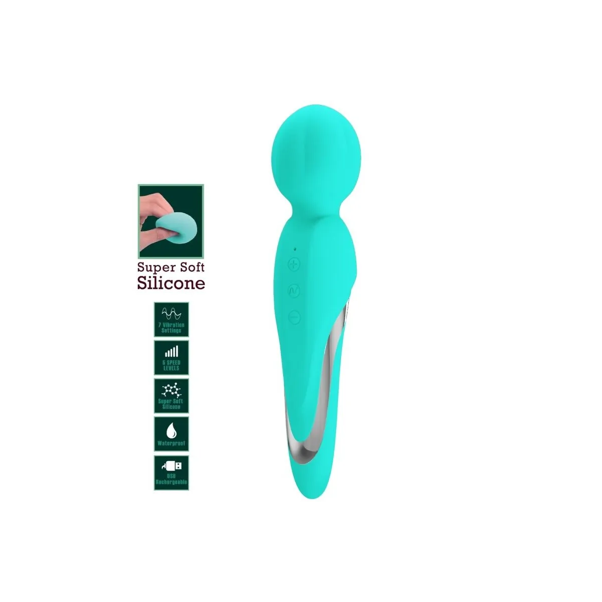 Walter Vibrator Stab Aqua Grün von Pretty Love Flirtation | Fesselliebe.de