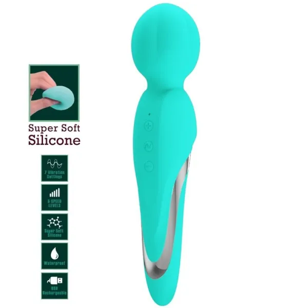 Walter Vibrator Stab Aqua Grün von Pretty Love Flirtation | Fesselliebe.de