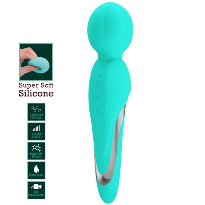 Walter Vibrator Stab Aqua Grün von Pretty Love Flirtation | Fesselliebe.de