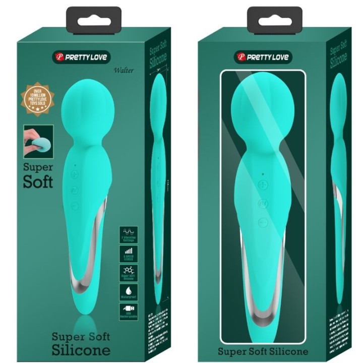 Walter Vibrator Stab Aqua Grün von Pretty Love Flirtation | Fesselliebe.de