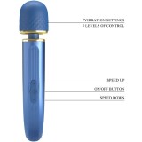 Massager 7 Vibrationsmodi Blau von Pretty Love Smart | Fesselliebe.de