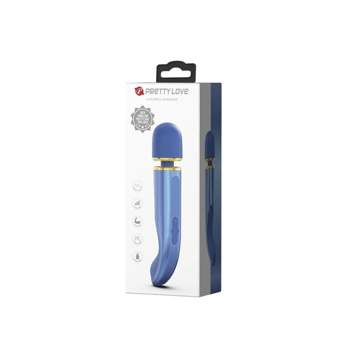 Massager 7 Vibrationsmodi Blau von Pretty Love Smart | Fesselliebe.de