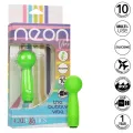 Neon Vibes The Bubbly Vibe Mini-Massager 10 Vibrationen Grün von Calexotics
