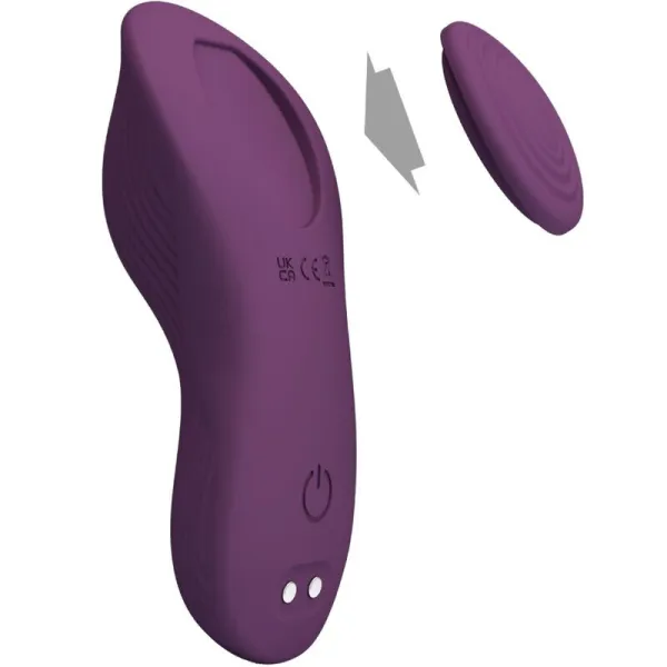 Mane Lay On Clitoris Massager 10 Vibrationen mit Fernbedienung Lila von Pretty Love | Fesselliebe.de