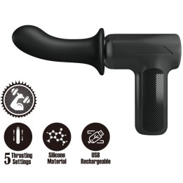 Dj Doctor Massager 5 Einstellungen Schwarz von Pretty Love C-Type | Fesselliebe.de