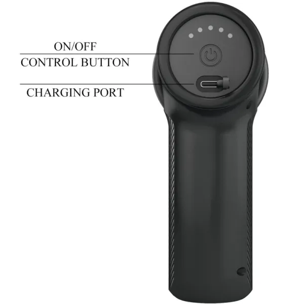 Dj Doctor Massager 5 Einstellungen Schwarz von Pretty Love C-Type | Fesselliebe.de