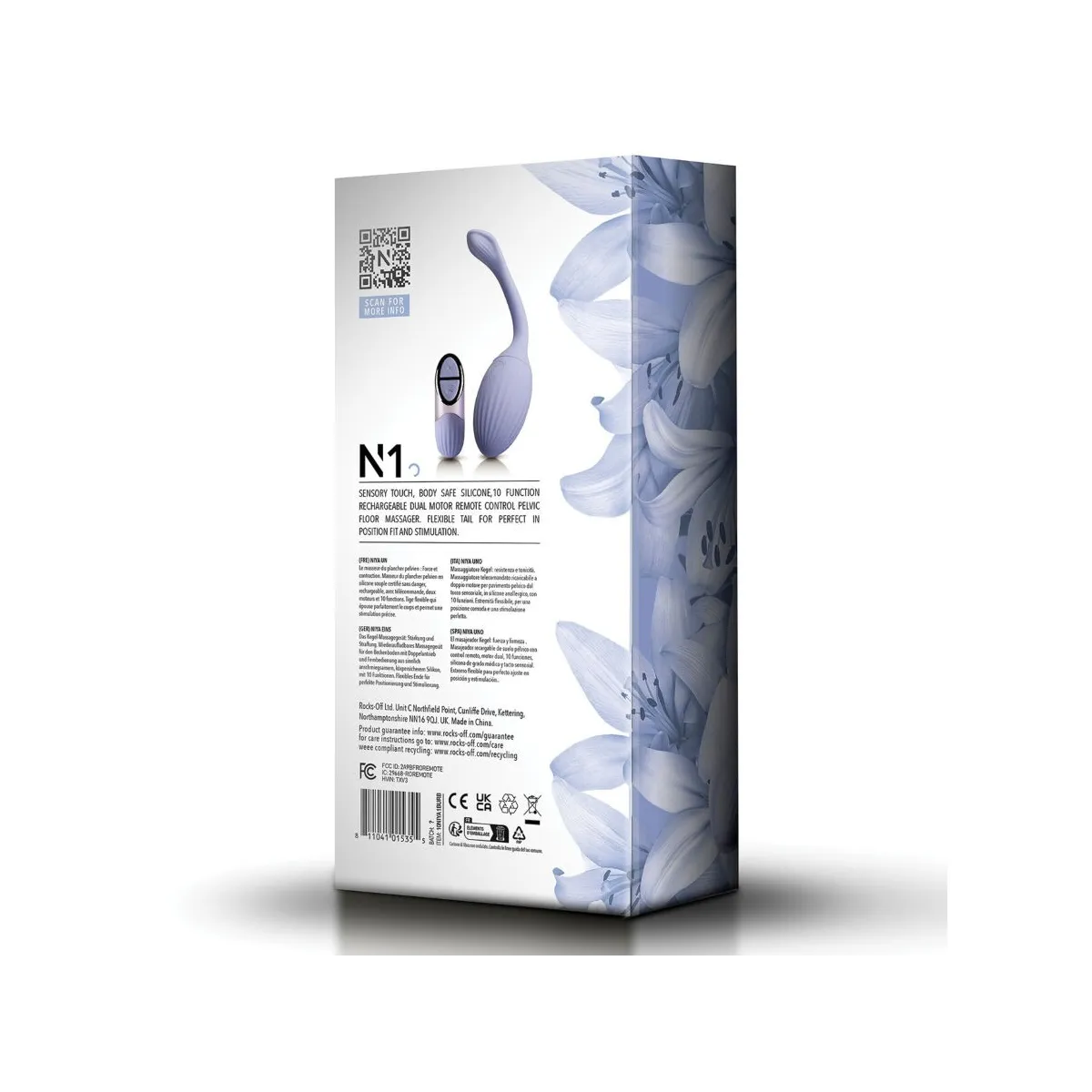 N1 Kegel-Beckenmassagegerät mit Fernbedienung von Niya | Fesselliebe.de