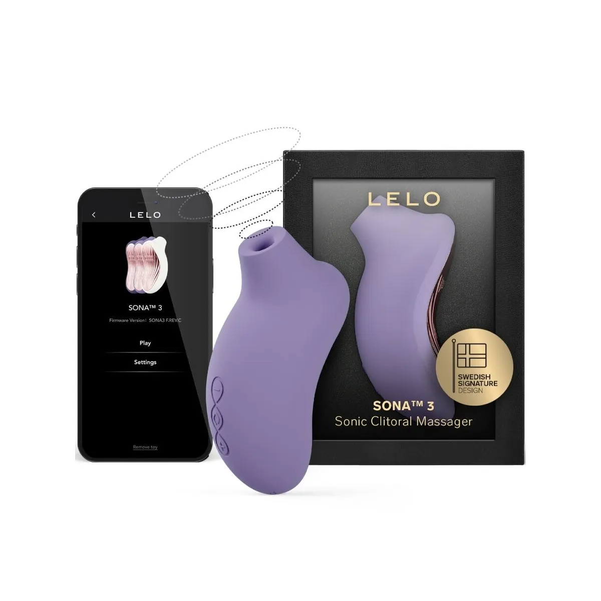 Sona 3 Sonic Clitoral Massager Violet Dusk von Lelo | Fesselliebe.de