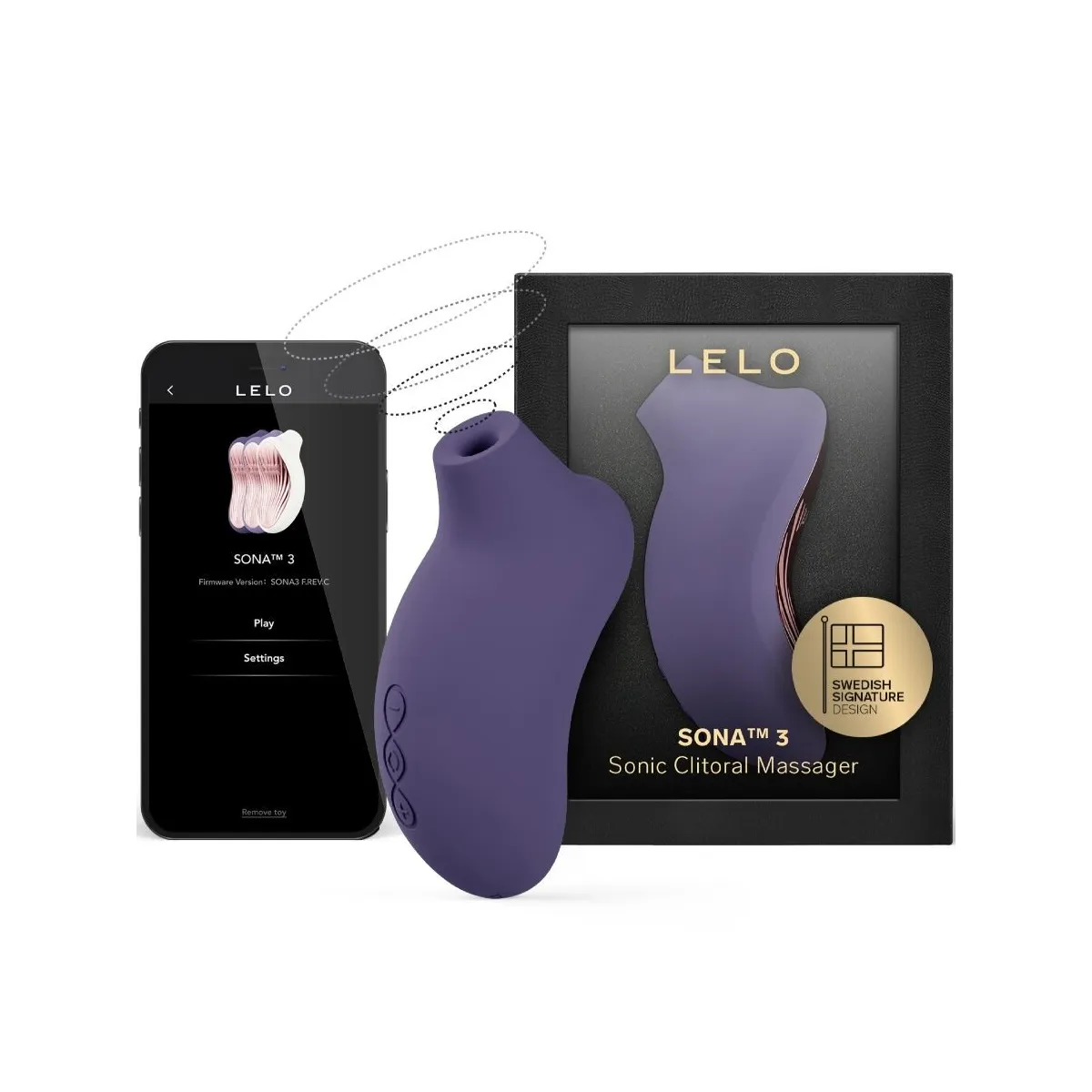 Sona 3 Sonic Klittorialmassagegerät Cyber Purple von Lelo | Fesselliebe.de